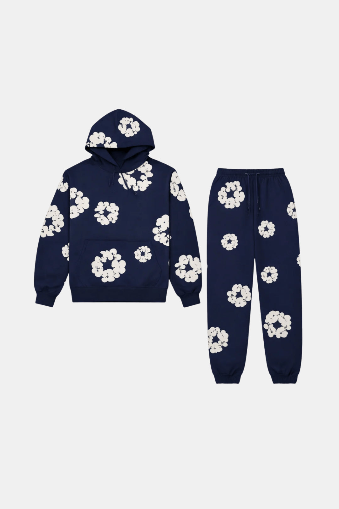 Reeva - Floral Relaxed Winter Flower Tears Tracksuit