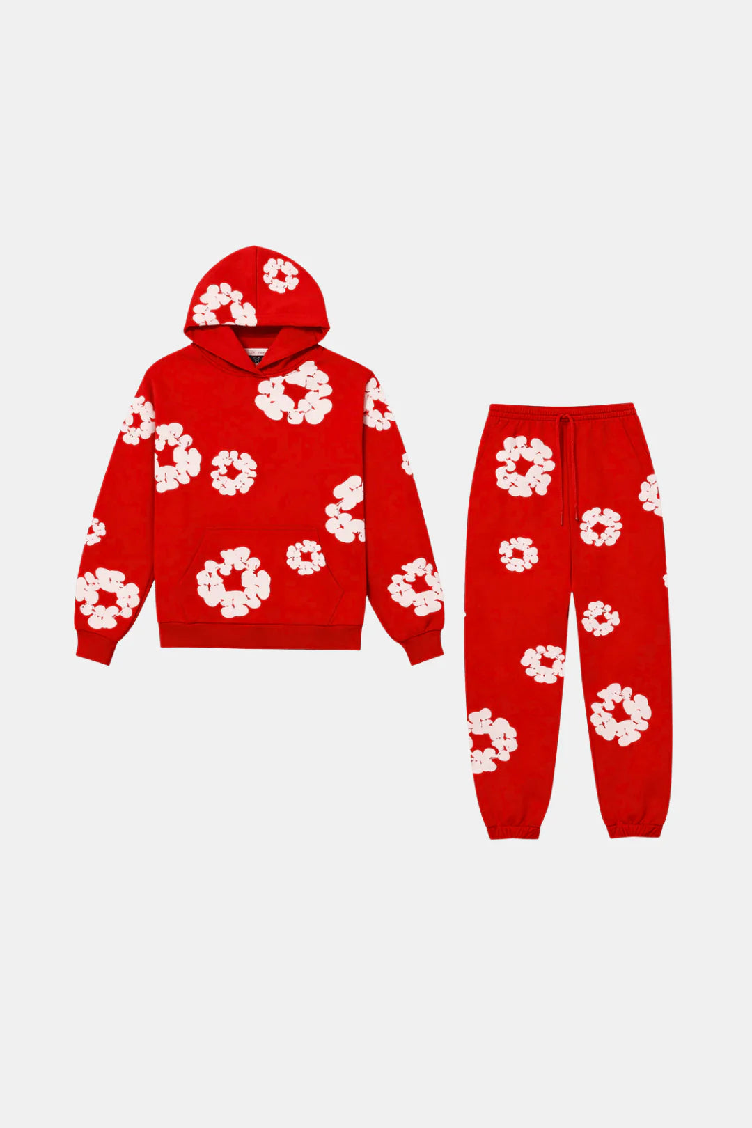 Reeva - Floral Relaxed Winter Flower Tears Tracksuit