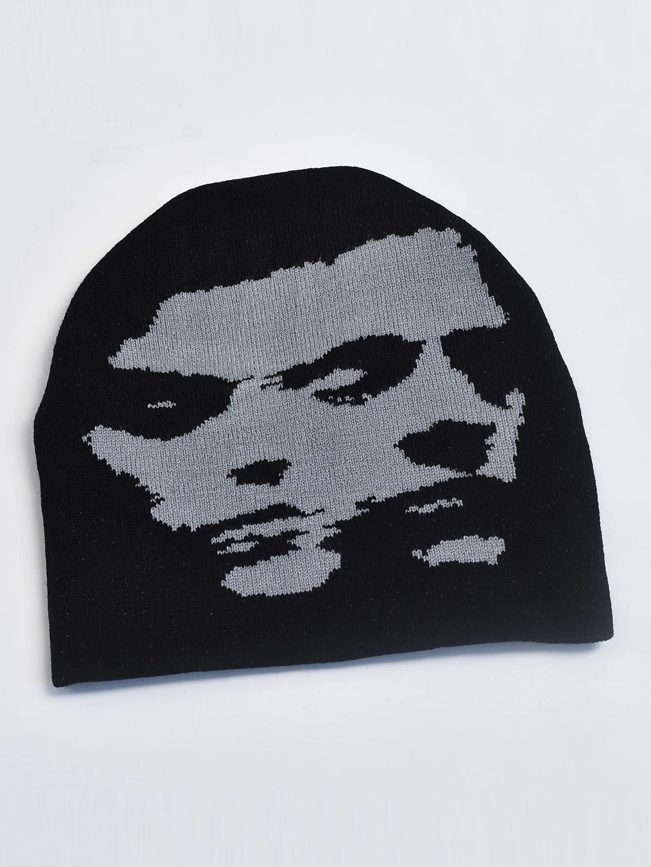 Knitting Hat for Men Women Fashion Pullover Cap Y2K Goth Warm Beanie Hats