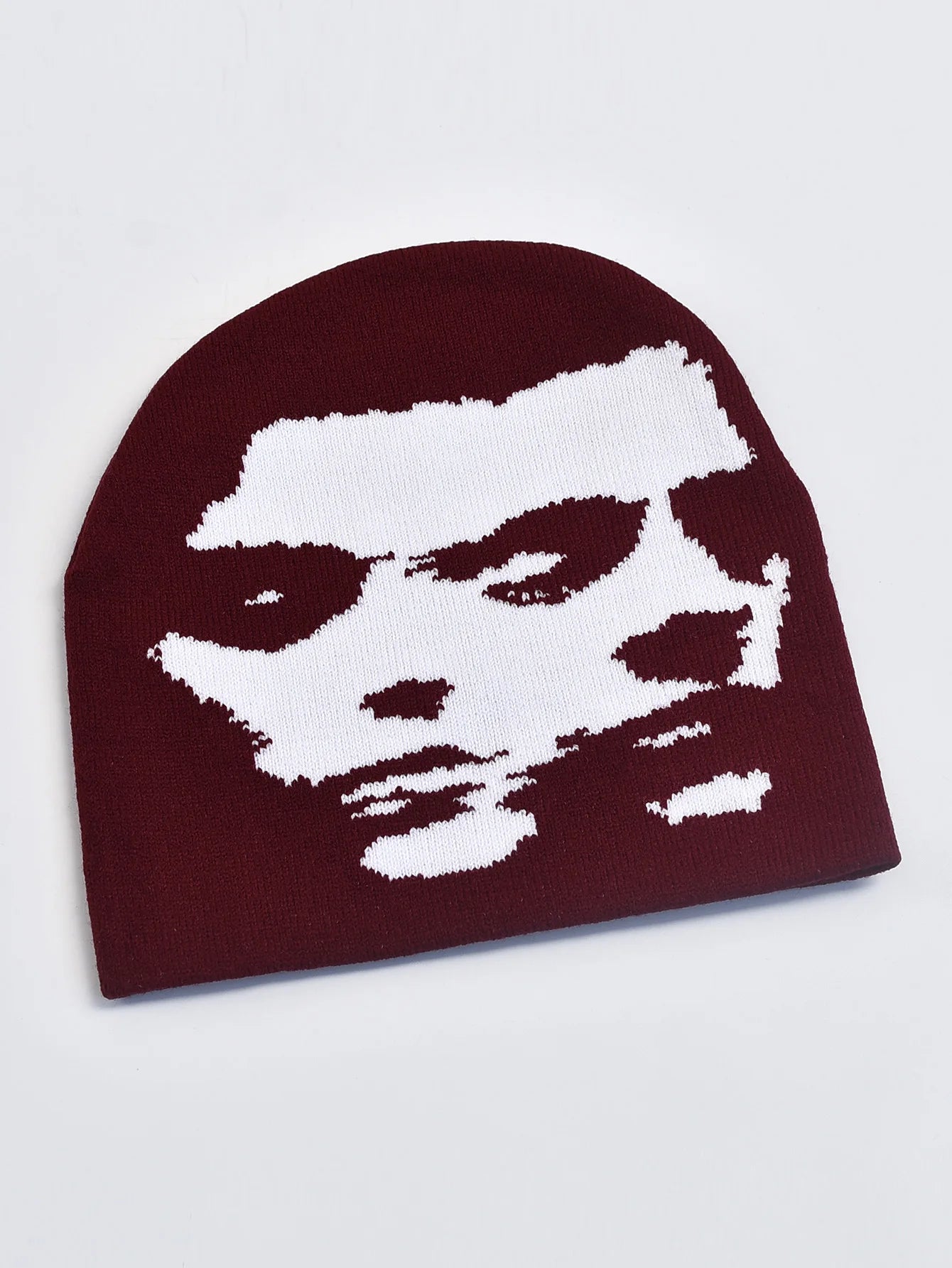 Knitting Hat for Men Women Fashion Pullover Cap Y2K Goth Warm Beanie Hats